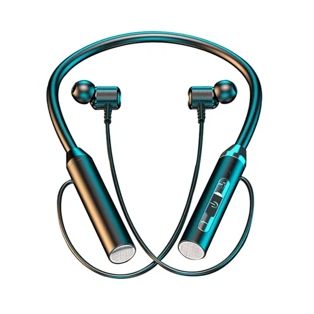 Wireless BT Earphones Sport Neckband Neck-hanging TWS Earbuds Neck Headphone