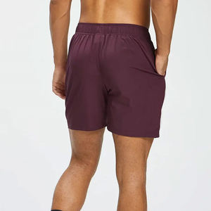 Shorts d'été décontractés pour hommes, ajustés et confortables, vente chaude, respirants, haute qualité, 100% coton, couleur unie personnalisable - Product Image 6