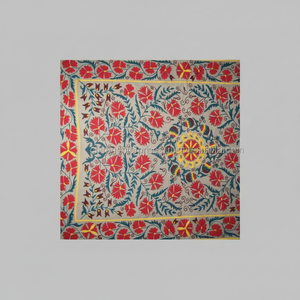 Paisley Print Suzani Handmade Embroidered Reversible Bohemian <b>Bedspread</b> Ethnic <b>Quilt</b> Throw Blanket Decorative Bedding All-Season - Product Image 1