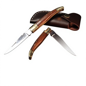 Cuchillo plegable de bolsillo Laguiole de alta calidad en hoja de acero inoxidable - Product Image 5