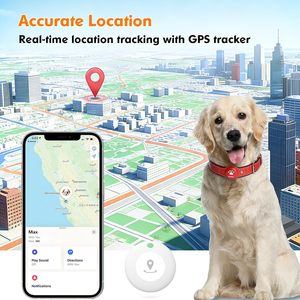 GPS Tracker for <b>Dogs</b> 2 in 1 Smart Pet <b>Collar</b> Bluetooth Real Time Tracking Waterproof Nylon <b>Collar</b> for <b>Small</b> Medium Large Breeds - Product Image 3
