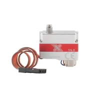 Moteur électrique sans noyau Kst X08n V6.0 2.8Kgf.cm 0.09 seconde, engrenage métallique, aile de planeur, 1080p FHD, modèles RC d'intérieur conviviaux pour débutants
