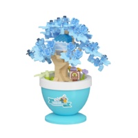 Blocs de construction en plastique Hot Jade Crabapple, 288 pièces, mini briques DIY, jouet éducatif, décoration de la maison, cadeau de Noël pour enfants