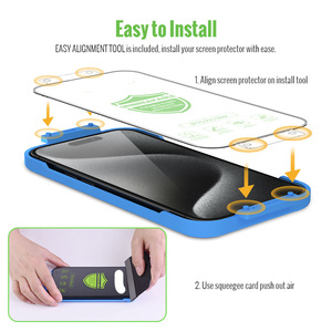 ฟิล์มกันรอยเซรามิกไฮโดรเจลใส HD ความหนา 0.33 มม. 9H 3D ป้องกันการแตกหัก สำหรับ iPhone 17 16 15 14 13 12 Pro Max Plus - Product Image 4