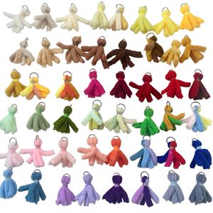 Mancuernillas con forma de helado de 3 cm, hechas a mano, <span class=keywords><strong>originales</strong></span>, coloridas, deportivas, <span class=keywords><strong>para</strong></span> las cuatro estaciones, con borla de hilo, colgante <span class=keywords><strong>para</strong></span> bolso, decoración colgante - Product Image 5