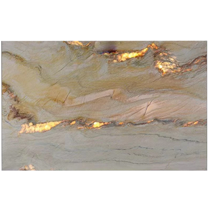 Brazil macaubas tự nhiên mờ quartzite tấm bookmatch tường gạch đầu quartzite Countertop nhà bếp Backlit nền - Product Image 5