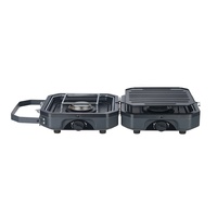 Réchaud à gaz portable pliable au propane CE, 2 brûleurs, mini cuisinière d'extérieur pour le camping