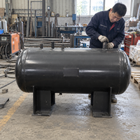 Réservoir de réception de liquide vertical en acier inoxydable OEM, réservoir sous pression pour compresseur à vis à l'ammoniac