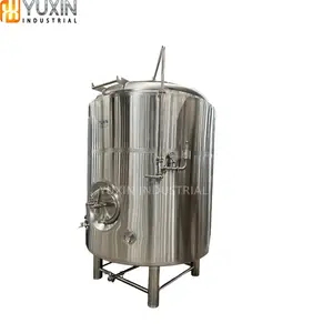 Réservoir de bière lumineux isolé à double paroi 5BBL 7BBL 10BBL Réservoir de stockage Brite en acier inoxydable