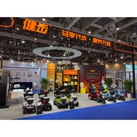 Scooter Électrique Quatre Roues Élégant et Luxe Léger, Batterie Plomb-Acide 60V 20Ah, Moteur Sans Balais, Autonomie 40-60km, Vitesse 21-30km/h, VIGOROUS