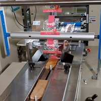 Machines d'emballage multifonctions automatiques, machine d'emballage en flux pour biscuits, ligne d'emballage pour biscuits, machine d'alimentation