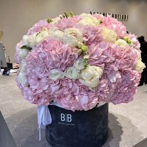I1183 Décoration florale colorée marguerite, rose, <span class=keywords><strong>tournesol</strong></span> avec seau cylindrique pour supermarché et centre commercial - Product Image 1
