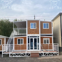 Maison préfabriquée extensible de 20 pieds à construction rapide, 3 chambres avec cuisine, maison mobile moderne, hôtel
