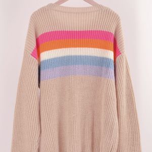 Maglione grande maglioncino per <span class=keywords><strong>maglieria</strong></span> Intercolor da S-XL autunno nuova combinazione sottile da donna - Product Image 4