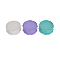 Broyeur biodégradable en plastique écologique 30*15mm à 2 couches, surface lisse, accessoires pour fumer, broyeur dégradable