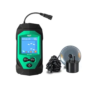 Lucky portable fish finder FL068-T 2inch colored Iconic Display with Type W wireless sensor