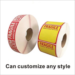 Señales de Advertencia de Seguridad en Inglés para Maquinaria, Etiquetas Adhesivas Impermeables de Papel, Etiquetas de Advertencia de Peligro, Etiquetas Frágiles Personalizables Offset - Product Image 3