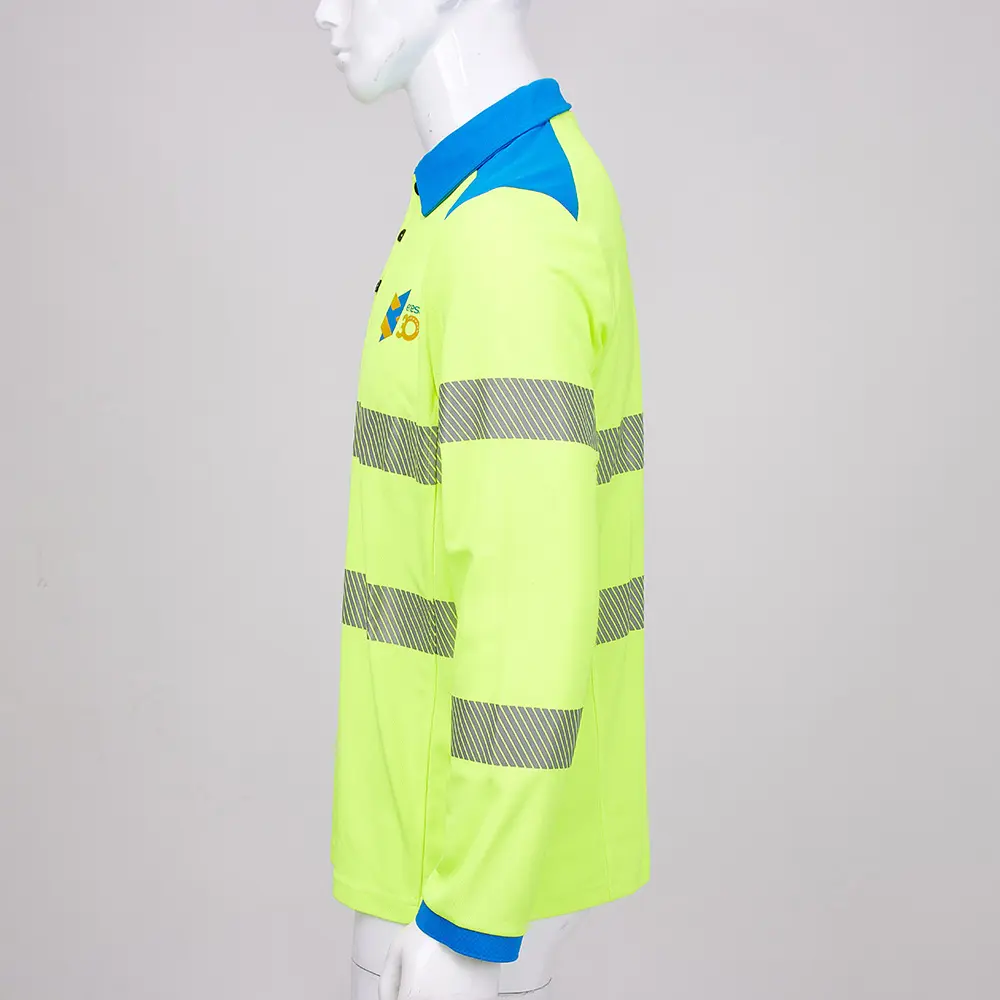 Factory Wholesale High Visibility Security Uniform Reflective Coat Safety Coat Roadway Road Workers Safety Clothing