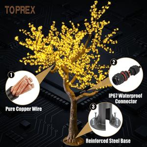 Arbre <span class=keywords><strong>de</strong></span> cerisier LED extérieur étanche IP65 pour la décoration <span class=keywords><strong>de</strong></span> <span class=keywords><strong>Noël</strong></span> et les événements, arbre artificiel <span class=keywords><strong>de</strong></span> 2,5 m - Product Image 2