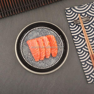 Acier inoxydable 304 Barbecue Grill Demi-Rond Tempura Friteuse Rack Porc Escalope Graisse Séparation Japonais Poêle Grille <span class=keywords><strong>Vaisselle</strong></span> - Product Image 4