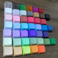 Multi-color XDA2 Blank Keycap 1.7mm Thickness Durable PBT Material 1U Mechanical Keycap With Mx Switch