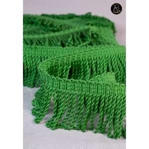 Bordure en franges de bullion faite à la main pour la décoration de vêtements, saris, lehengas, robes, bordures de dupatta et projets de mode de créateurs - Product Image 3