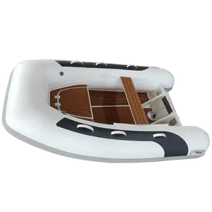 סירת דיג 270 ס""מ עם גוף אלומיניום סירה מתנפחת 1.2 מ""מ PVC סירת מהירות נגד התנגשות רפסודה ספורט מים