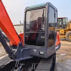 Mini excavatrice de travail utilisée Doosan Dh55 Dh55 DH60 DH70 DH75 DX55 Mini excavatrice Doosan55 avec lame de bulldozer 6 tonnes prête à l'expédition - Product Image 4