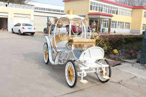 Prix de gros d'usine <span class=keywords><strong>voiture</strong></span> de mariage chinoise Cendrillon/chariot en métal chinois exquis/chariot de citrouille avec une longue durée de vie - Product Image 5