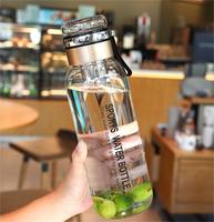 Bouteille d'eau infuseur de thé aux fruits créative transparente bouteille d'eau en verre de voyage de gymnastique de sport réutilisable