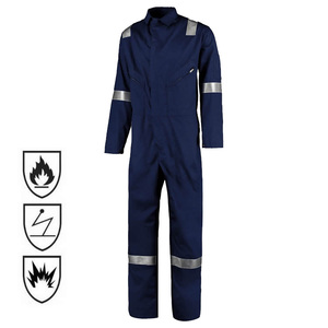 Overol Ignífugo con Certificado CE DuPont Nomex IIIA, <span class=keywords><strong>Ropa</strong></span> <span class=keywords><strong>de</strong></span> Protección Contra Incendios FRC, Overol Resistente a las Llamas - Product Image 2