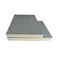 Yangına Dayanıklı PUR Önceden Yalıtılmış Kanal PU Sert Köpük Alüminyum Folyo Panel İzolasyonu Modern Depo Düşük Isı İletkenliği