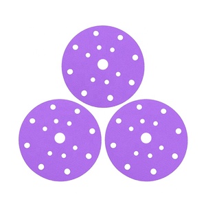 Herramientas abrasivas Disco de papel de lija de gancho y bucle Disco de papel de lija automotriz Disco de lijado abrasivo - Product Image 2