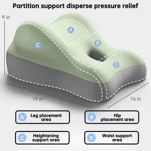 Productos para Dropshipping 2025: Cojín de espuma viscoelástica de alta calidad para asiento y cintura, ideal para relajarse sentado o acostado. - Product Image 5