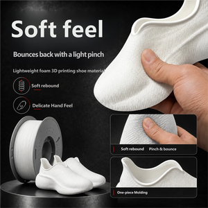 TPU 85A Lightweight Foaming Flexible Tough Impact Resistant Low Density No Clog No <b>String</b> 1kg FDM Filament - Product Image 5