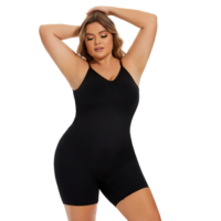 Combinaison corset dos nu OEM/ODM de grande taille, vêtements de forme haute compression pour femmes, avec soulèvement de la hanche et buste ouvert