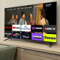 Téléviseur LED intelligent HD 22 pouces en promotion, 12 V CC avec lecteur DVD et interface LAN pour hôtels