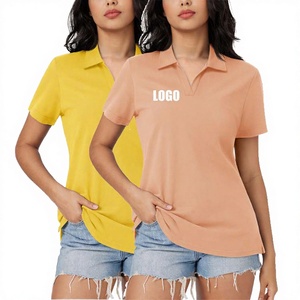 Camiseta de Yoga de Manga Corta con Cuello Polo, Personalizable con Logotipo, para Mujer, sin Costuras, de Nailon y Elastano, de Secado Rápido, para Running y Fitness, de Color Sólido - Product Image 3