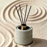 Décoration d'intérieur personnalisée, diffuseur de parfum à roseaux sans feu en bouteille de verre simple, huiles essentielles d'aromathérapie, rafraîchisseurs d'air, cadeau