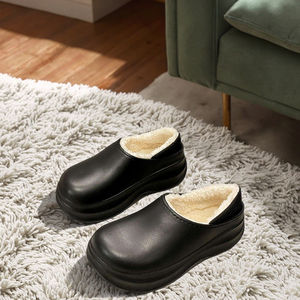 Sabots de <span class=keywords><strong>jardin</strong></span> classiques pour femmes en EVA, doux, en peluche, en coton, fourrés, pour l'hiver, avec fonction antidérapante et imperméable pour l'automne, chaussures - Product Image 6