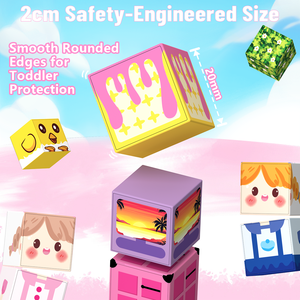 Jeu de Construction de Blocs Magnétiques 3D pour Enfants de <span class=keywords><strong>3</strong></span> Ans et Plus Blocs Aimantés Éducatifs Sensoriels STEM pour Noël Anniversaire - Product Image 2