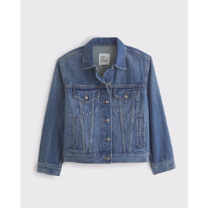 LEDUO Casual Washed <b>Trucker</b> <b>Jacket</b> with Classic Collar and Breathable Design for Women - Product Image 1
