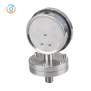 Micro áp lực kỹ thuật số cơ hoành đo kPa Threaded thép không gỉ dưới gắn cho chất lỏng nhà máy giá - Product Image 3