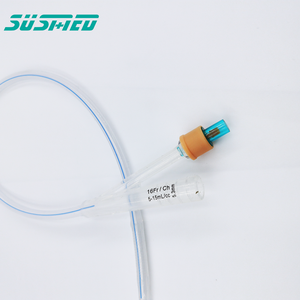 สายสวนซิลิโคนซิลิโคนบริสุทธิ์แบบสองทางทางการแพทย์แบบใช้แล้วทิ้ง2ทาง - Product Image 5