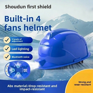<span class=keywords><strong>Casque</strong></span> <span class=keywords><strong>de</strong></span> sécurité Dolnesrn AQM avec système <span class=keywords><strong>de</strong></span> climatisation intégré sans fentes, protection <span class=keywords><strong>de</strong></span> la tête, 4 points <span class=keywords><strong>de</strong></span> suspension pour - Product Image 4