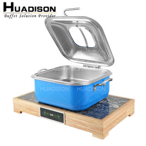 Huadison Arabe Buffet Équipement Électrique Chaffing Plats Buffet <span class=keywords><strong>Traiteur</strong></span> En Acier Inoxydable Chafing Dish Buffet Ensemble - Product Image 3