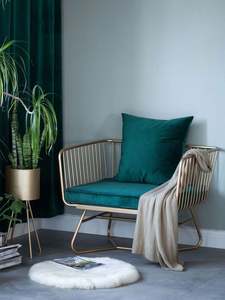 Nordique moderne Simple luxe ensemble combinaison salon meubles métal <span class=keywords><strong>fer</strong></span> <span class=keywords><strong>forgé</strong></span> cadre velours <span class=keywords><strong>canapé</strong></span> sectionnel - Product Image 3