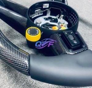 พวงมาลัยคาร์บอนไฟเบอร์ Alcantar แบบกำหนดเองขายดีปี <span class=keywords><strong>2022</strong></span> สำหรับ Porsche Cayman 987 - Product Image 2