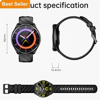 Reloj Inteligente de Alta Calidad con Llamadas BT, Esfera Personalizada para Mujer, Monitor de Actividad Física, Frecuencia Cardíaca, Reloj Inteligente 2024 para Mujer, Compatible con Android e iOS KT77