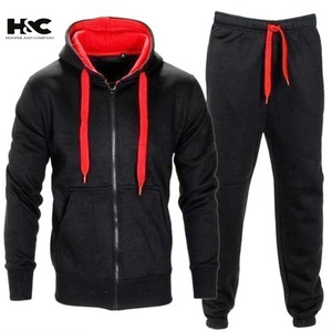 Logo personnalisé Costumes de sport à capuche Costumes de survêtement Tech Fleece Deux pièces Vente en gros Survêtement pour hommes Costumes de jogging durables - Product Image 2